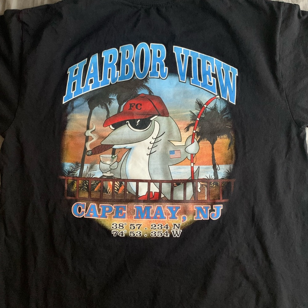 Black Harbor View T-Shirt.  Brand new, never worn.